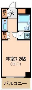 ライオンズマンション新宿東公園【4階】の間取り