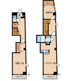 SUNRISE SHELL IIの間取り