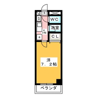リヴェール荒子【3階】の間取り