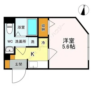 AIRLIX東向島【5階】の間取り