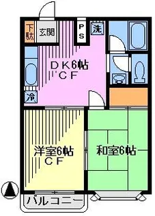 エトワールコート【1階】の間取り