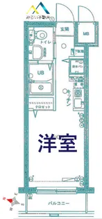 グリフィン横浜・ポートサイド【11階】の間取り