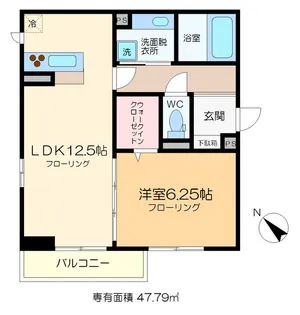ブルーム南小岩【2階】の間取り