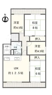 コープ野村伊丹B棟 10階【10階】の間取り