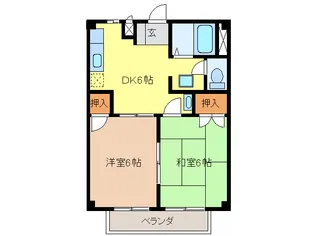 メッセ A【2階】の間取り