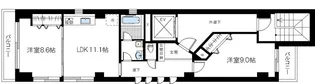 Le,BALGOWLAH【4階】の間取り