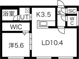 シティプレミア宮の沢【3階】の間取り