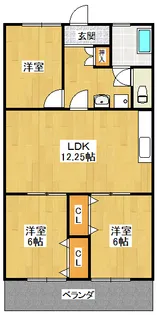 西宮公同教会総合ビル【2階】の間取り