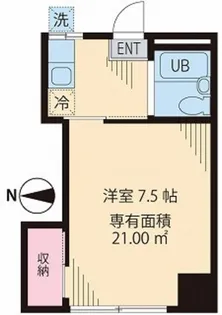 ヒルズ要町【2階】の間取り
