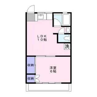 第二山下コーポ【2階】の間取り