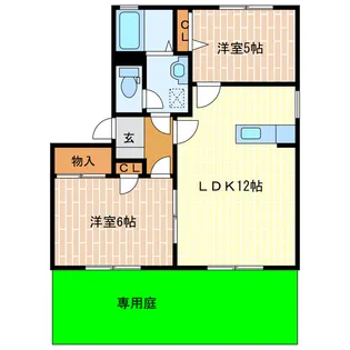 ロフティ【1階】の間取り
