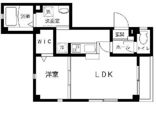 ラシーネ菊川【2階】の間取り