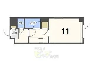 NACビル豊平【6階】の間取り