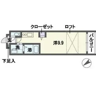 プラセール高砂【6階】の間取り