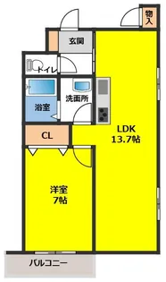 コーデン本宮【3階】の間取り
