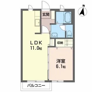 シャーメゾン SAKURA I【2階】の間取り