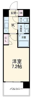 UURコート名古屋名駅【3階】の間取り