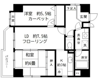 シティコーポ西日暮里【8階】の間取り
