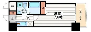 セレニテ夕陽丘EST【3階】の間取り