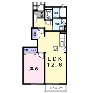 コータ・コート【1階】の間取り