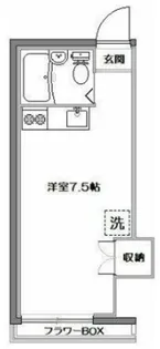 ハイツプランタン【2階】の間取り