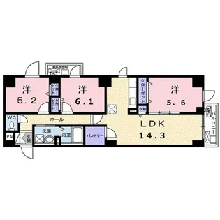 シエラ クレスト【2階】の間取り