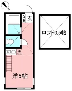 ヒルズ生麦II【2階】の間取り