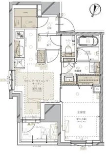 GREEN PARK 本郷【13階】の間取り