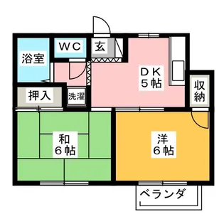 メゾンロイヤル【2階】の間取り