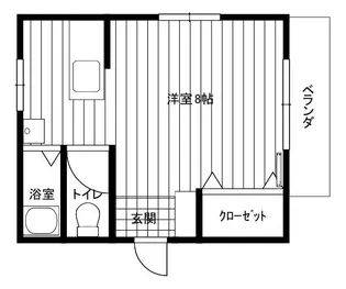都城市宮丸町 光ハイツ【1階】の間取り