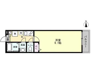 スリジエ狭山ヶ丘【2階】の間取り