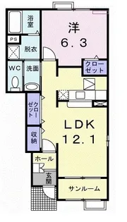 エテルノ【1階】の間取り