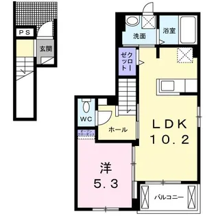 アンダンテ【2階】の間取り