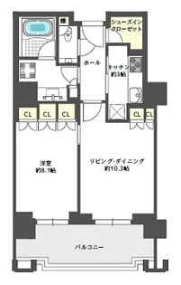 グランフロント大阪オーナーズタワー【4階】の間取り