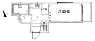 ランドヒル恵比寿【2階】の間取り