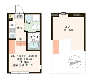 ラブリエSIX【2階】の間取り