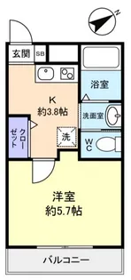 パークアザレア【3階】の間取り
