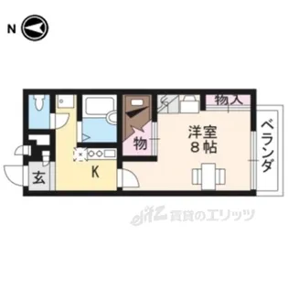 レオパレス司【2階】の間取り