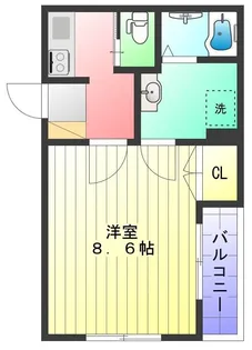 アドヴァンスK【3階】の間取り