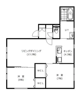 シュシュメゾン【2階】の間取り