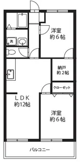 グリーンパーク田園1号【2階】の間取り