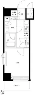 ルーブル新丸子【4階】の間取り
