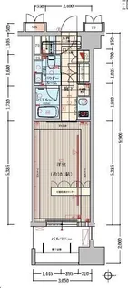デュオン新大阪レジデンス【9階】の間取り
