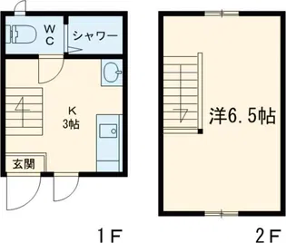 ikka西牟田 C棟の間取り
