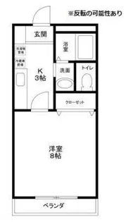 クレール・ルミエール【5階】の間取り