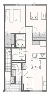 Lumos garden ルーモスガーデン【1階】の間取り