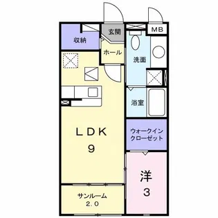 フォルシュ・M【1階】の間取り
