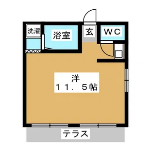 セゾン荻窪【1階】の間取り