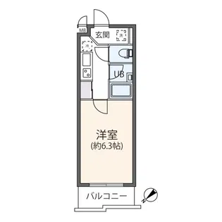 ラ メゾン喜多見【1階】の間取り