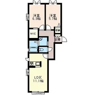 パラシオ本鵠沼 (1F)【1階】の間取り